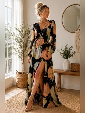 womens navy blue shirt dress Lilla P Short Sleeve Maxi Shirt Dress Navy / S